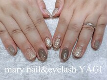 メアリー ネイルアンドアイラッシュ 八木店(mary)/大理石ネイル
