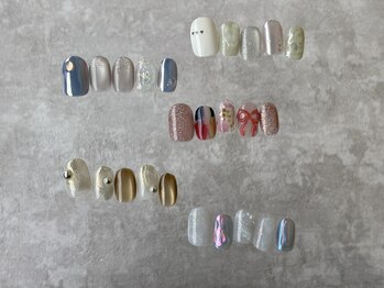 2by マックスビューティー(2by MAX BEAUTY)の写真/【定額コースご用意◎】可愛いシンプルデザイン多数！やりたいデザインやアートに合わせてプランを選択◎