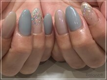 バランス 泉中央店(balance)/ブルー×ラメ◎