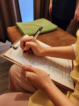 クマの冬眠 南川添店/施術風景