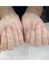 リィ ネイル(rii nail)/ワンカラー×パーツ♪