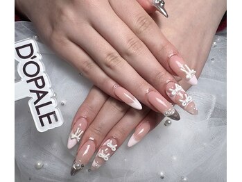 ドパルネイル 上野(DOPALE.Nail)/チップ長さ出し持ち込みデザイン