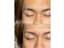 ルーブル(LOUVRE)の雰囲気（眉毛で印象は変えられる。ナチュラル眉毛で自然に垢抜け◎）