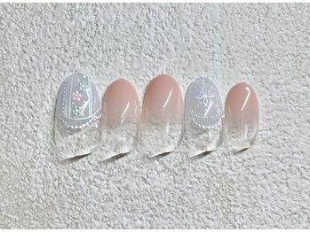 サビーハネイル(Sabiiha nail)/colorful lace