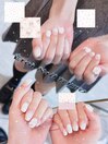 小花柄×レース