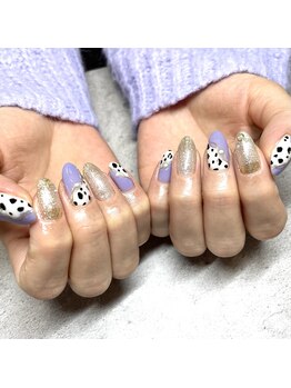 ダルメシアンネイル