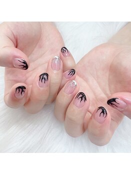 ミニオン 北浦和店(minion)/メンズ！炎ネイル♪