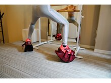 ミドラボ 恵比寿の雰囲気（足裏を使い体幹を鍛えるマスターストレッチでプチ運動！達成感◎）