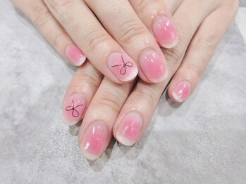 人気のチークネイル￥7380