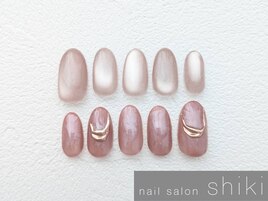 アシメピンクネイル ￥6800