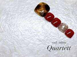 【べっ甲×ボルドー】