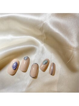 キュアーズ ネイル(CURES NAIL)/メタリックアート