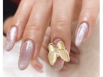 キキネイル 二子玉川(kikinail)/春先取り♪バタフライネイル