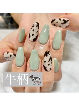 イフネイル(if nail)/◇牛柄◇