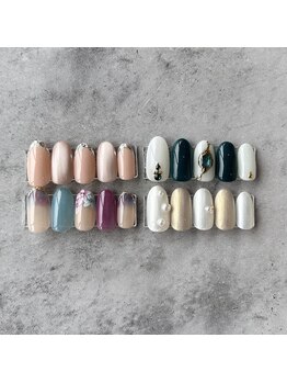 グリッター(GLITTER)/青山限定5月ハンド定額アート