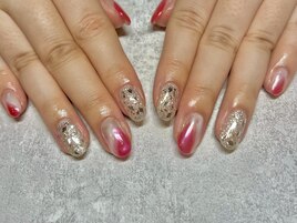 【パラジェル】オーロラネイル