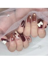 リッシュ トロワ(RICHE trois)/ボルドーハートネイル