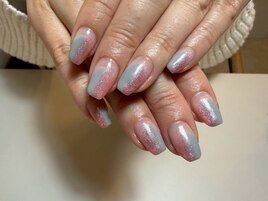 塗りかけネイル