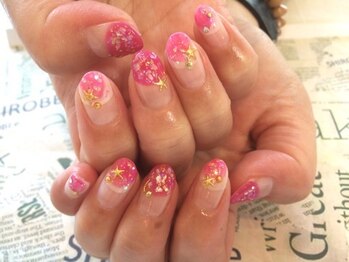 トータルサロン 白べぇーっ プラス/キラキラネイル