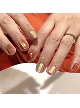 苑琳爪工(erin nail)/うるうるミラーネイル