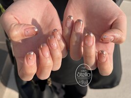ミラーフレンチネイル
