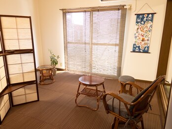 楽之助/お茶を飲みながら…！