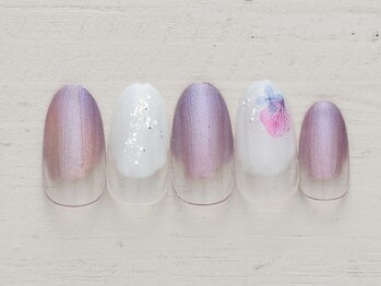 ネイルミックス 宇都宮インターパーク店(Nail Mix)/あじさい塗りかけ　4990円