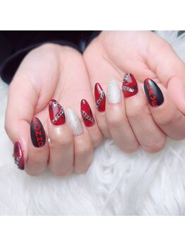 アートネイル ギャラリー(Art nail Gallery)/RED×CHAIN