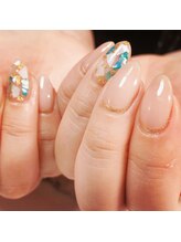 ブーケラテ(bouquet latte)/ワンカラーシェル埋めつくし