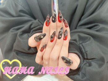 ハハ(HAHA)/赤黒の暗い系最高!!