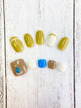 ブランシェ ネイル 葛城店(Branche Nail)の写真/オシャレはお足元から抜かりなく♪お仕事などでハンドが出来ない方にもおすすめ◎サンプル多数ご用意☆