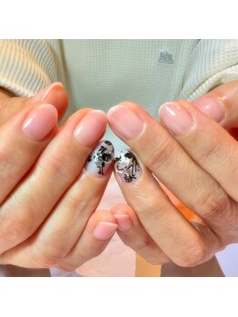 美テキラボ 手稲店/キレイめハロウィン風アート