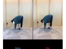 徳島藍住整骨院 ザ ビー(THE B)/ピラティス初回体験before/after