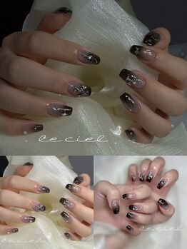 魅惑のブラックネイル♪