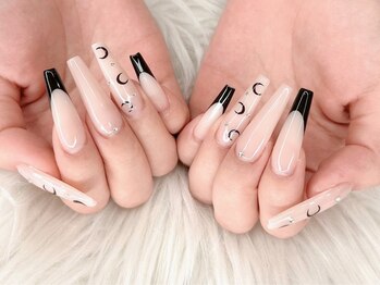 ビューティー ライン 藤沢店(BEAUTY LINE)の写真/《スカルプ歴18年》薄くても折れない・浮かないモチが良いと定評！ジェルチップの長さ出しも得意です♪