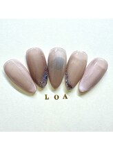 LOA.NAIL 本八幡店/【自爪OK】上品ヌーディー美爪