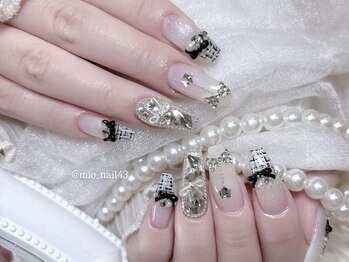 【mio】ツイードネイル