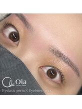 オーラ 天文館店(Ola)/まつげパーマ＋眉毛WAX