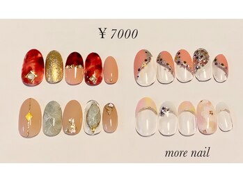 モアネイル(more nail)/11月定額デザイン ￥7700