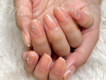 マリアアイビューティー 西梅田(Maria Eye Beauty)/シンプルオフィスネイル☆彡