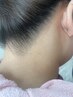 うなじ剃り　（えりそり）　2500円→ 2000円（１５分）