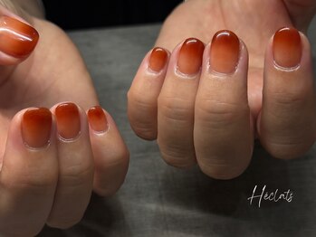 エクラス 銀座(Heclats)/グラデ/オレンジ/クリア