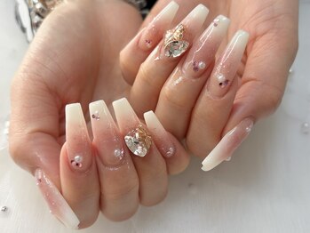 スカルプ/ロングネイル/長さ出し