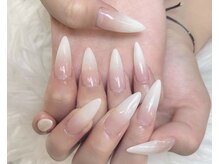 アン(AN)/チップ長さ出し+グラデーション