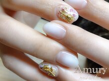 アミュリー ネイル アトリエ(Amury nail atelier)/ホワイトチークネイル♪