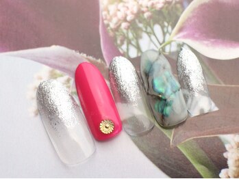 ネイルサロン ティディ(TIDY)/ターコイズグラデーション