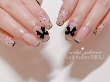 リル(RIRU)/リボンネイル/ドットネイル