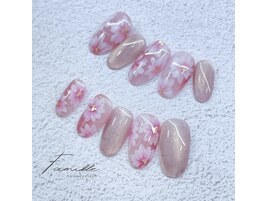 フラワーデザインネイル