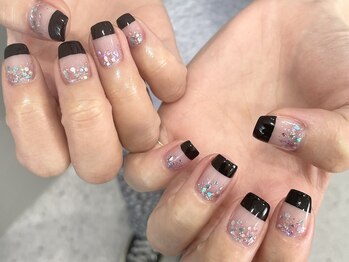 フレンチネイル　パラジェル