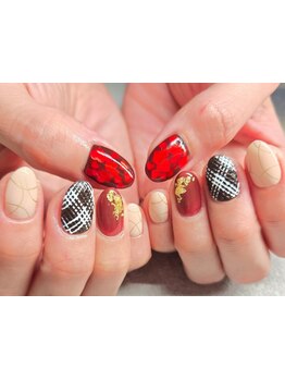 手描きアートが得意なサロン